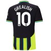 Manchester City Grealish 10 Venkovní 2024-25 - Fotbalové Dresy (S/S) Manchester City Grealish 10 Venkovní 2024-25 - Fotbalové Dresy (S/S)